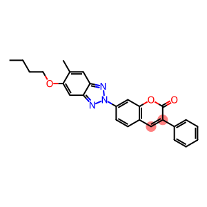 2H-1-Benzopyran-2-one, 7-(5-butoxy-6-methyl-2H-benzotriazol-2-yl)-3-phenyl-