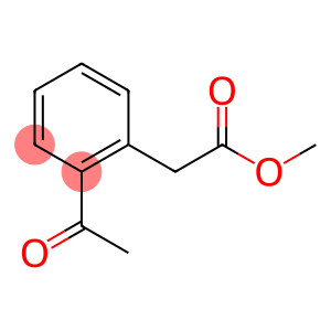 Benzeneacetic acid, 2-acetyl-, methyl ester