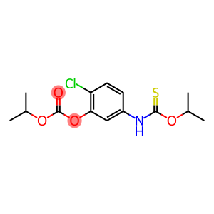 Carbonic acid, 2-chloro-5-[[(1-methylethoxy)thioxomethyl]amino]phenyl 1-methylethyl ester