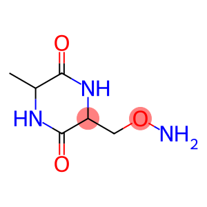 2,5-Piperazinedione,3-[(aminooxy)methyl]-6-methyl-,stereoisomer(8CI)