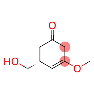 3-Cyclohexen-1-one, 5-(hydroxymethyl)-3-methoxy-, (R)- (9CI)