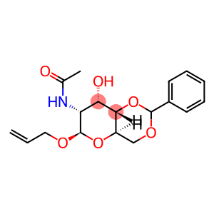 β-D-Allopyranoside, 2-propen-1-yl 2-(acetylamino)-2-deoxy-4,6-O-(phenylmethylene)-