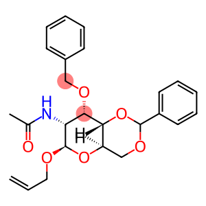 .beta.-D-Allopyranoside, 2-propenyl 2-(acetylamino)-2-deoxy-3-O-(phenylmethyl)-4,6-O-(phenylmethylene)-