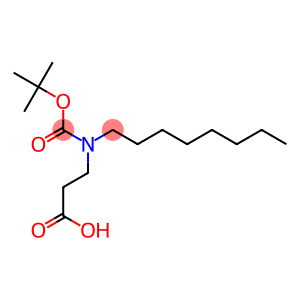 3-{[(t-Butoxy)carbonyl](octyl)amino}propanoic acid