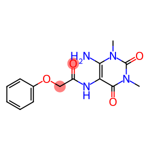 Acetamide,  N-(6-amino-1,2,3,4-tetrahydro-1,3-dimethyl-2,4-dioxo-5-pyrimidinyl)-2-phenoxy-