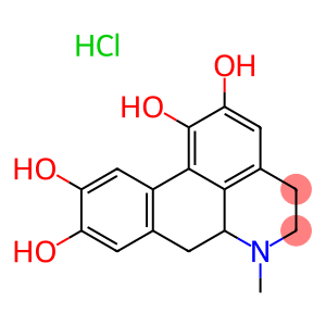 5,6,6a,7-tetrahydro-6-methyl-4H-dibenzo[de,g]quinoline-1,2,9,10-tetrol hydrochloride