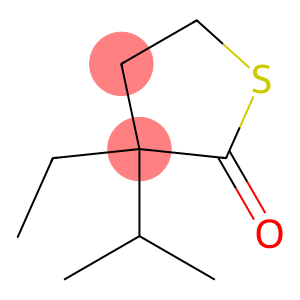 2(3H)-Thiophenone, 3-ethyldihydro-3-(1-methylethyl)-