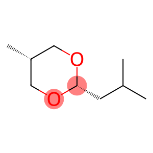 1,3-Dioxane, 5-methyl-2-(2-methylpropyl)-, cis-