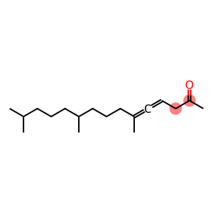 6,10,14-Trimethyl-4,5-pentadecadien-2-one