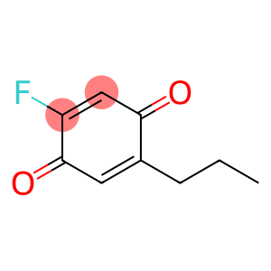 2,5-Cyclohexadiene-1,4-dione,  2-fluoro-5-propyl-