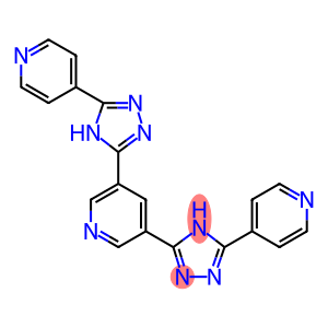 3,5-bis(5-(pyridin-4-yl)-1H-1,2,4-triazol-3-yl)pyridine