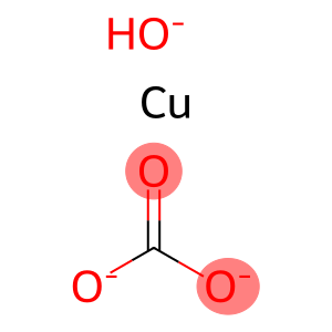 Copper carbonate hydroxide (Cu3(CO3)(OH)4)