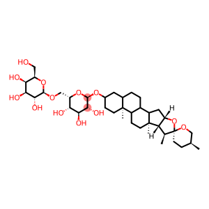 b-D-Glucopyranoside, (3b,5a,25S)-spirostan-3-yl 6-O-b-D-galactopyranosyl- (9CI)