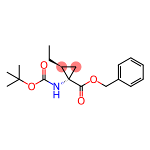 (1S,2S)-benzyl 1-((tert-butoxycarbonyl)amino)-2-ethylcyclopropanecarboxylate