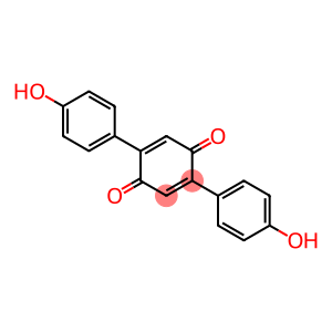 2,5-Cyclohexadiene-1,4-dione, 2,5-bis(4-hydroxyphenyl)-