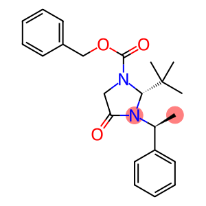 (2R,1'S)-2-tert-butyl-1-carbobenzyloxy-3-(α-methylbenzyl)-1,3-imidazolidin-4-one