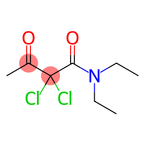 2,2-dichloro-N,N-diethyl-3-oxobutyramide