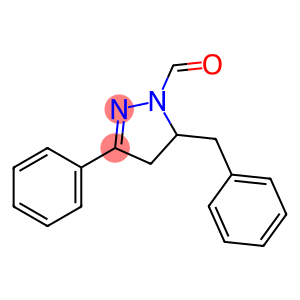 5-Benzyl-3-phenyl-4,5-dihydro-1H-pyrazole-1-carbaldehyde