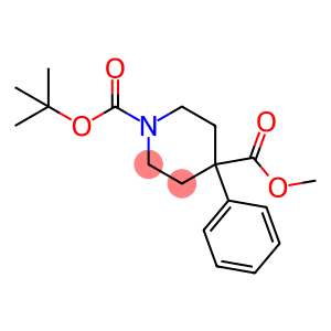 1,4-Piperidinedicarboxylic acid, 4-phenyl-, 1-(1,1-dimethylethyl) 4-methyl ester