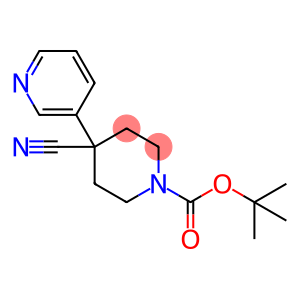 1-Piperidinecarboxylic acid, 4-cyano-4-(3-pyridinyl)-, 1,1-dimethylethyl ester