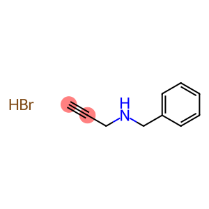 Benzenemethanamine,N-2-propyn-1-yl-, hydrobromide (1:1)