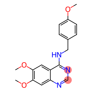 6,7-dimethoxy-N-[(4-methoxyphenyl)methyl]quinazolin-4-amine
