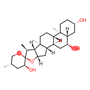 (23S,25S)-5α-Spirostane-3β,6α,23-triol