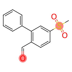 1,1'-Biphenyl]-2-carboxaldehyde, 5-(methylsulfonyl)-