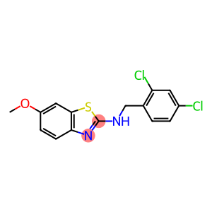 N-(2,4-DICHLOROBENZYL)-6-METHOXY-1,3-BENZOTHIAZOL-2-AMINE