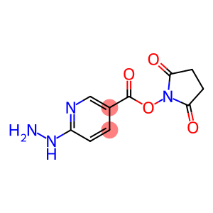 3-Pyridinecarboxylic acid, 6-hydrazinyl-, 2,5-dioxo-1-pyrrolidinyl ester