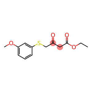 Butanoic acid, 4-[(3-methoxyphenyl)thio]-3-oxo-, ethyl ester