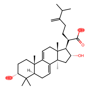 Lanosta-7,9(11)-dien-21-oic acid, 3,16-dihydroxy-24-methylene-, (3α,16α)-