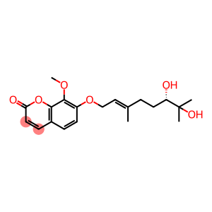 2H-1-Benzopyran-2-one, 7-[[(2E,6S)-6,7-dihydroxy-3,7-dimethyl-2-octen-1-yl]oxy]-8-methoxy-