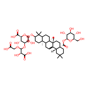 b-D-Glucopyranosiduronic acid, (3b)-28-(b-D-glucopyranosyloxy)-28-oxoolean-12-en-3-yl3-O-[(1S,2S)-2-carboxy-1-(carboxymethoxy)-2-hydroxyethyl]-