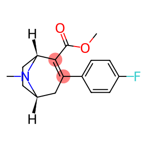 8-Azabicyclo[3.2.1]oct-2-ene-2-carboxylic acid, 3-(4-fluorophenyl)-8-methyl-, methyl ester, (1R,5S)-