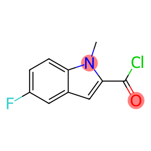 1H-Indole-2-carbonyl chloride, 5-fluoro-1-methyl- (9CI)