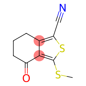 3-(METHYLTHIO)-4-OXO-4,5,6,7-TETRAHYDRO-2-BENZOTHIOPHENE-1-CARBONITRILE