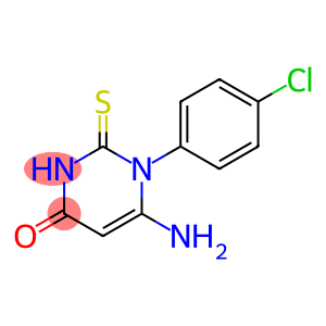 6-amino-1-(4-chlorophenyl)-2-sulfanylidene-1,2,3,4-tetrahydropyrimidin-4-one