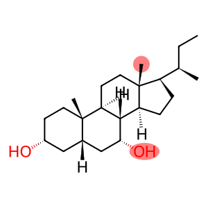 24-Norcholane-3,7-diol, (3α,5β,7α)-