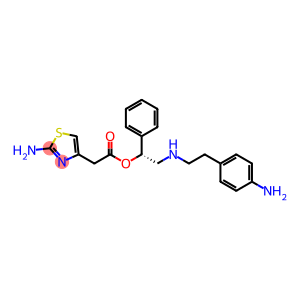 [(1R)-2-[2-(4-aminophenyl)ethylamino]-1-phenylethyl] 2-(2-amino-1,3-thiazol-4-yl)acetate