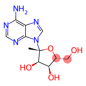 6-Amino-9-(1-deoxy-b-D-psicofuranosyl)purine