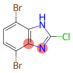 4,7-dibromo-2-chloro-1H-benzo[d]imidazole