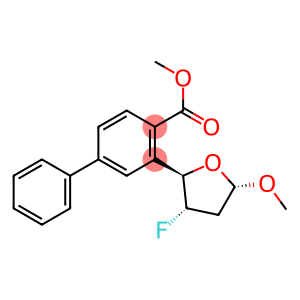 甲基-2,3-二脱氧-3-氟-5-O-(4-苯基苯甲酰基)-alpha-D-赤式戊呋喃糖苷