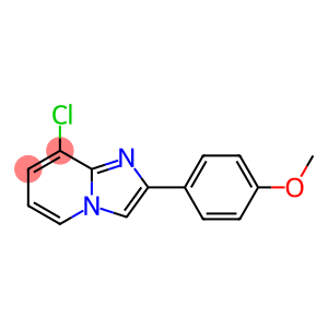 8-氯-2-(4-甲氧基苯基)-咪唑并[1,2-A]吡啶