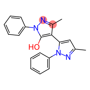 1,1'-(DIPHENYL)-3,3'-DIMETHYL-5-HYDROXY[4,5']PYRAZOL