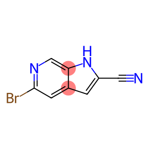 5-Bromo-1H-pyrrolo[2,3-c]pyridine-2-carbonitrile