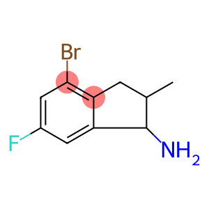 4-bromo-6-fluoro-2-methyl-2,3-dihydro-1H-inden-1-amine