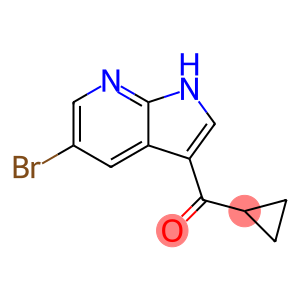 5-Bromo-3-cyclopropanecarbonyl-1H-pyrrolo[2,3-b]pyridine