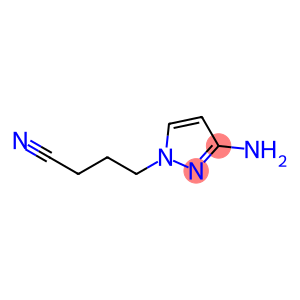 1H-Pyrazole-1-butanenitrile,3-amino-(9CI)