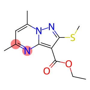 ethyl 5,7-dimethyl-2-(methylthio)pyrazolo[1,5-a]pyrimidine-3-carboxylate